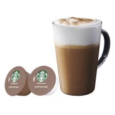 12 Capsules Cappuccino Starbucks by Dolce Gusto