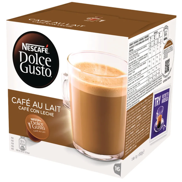 16 Capsules Café au Lait Nescafé Dolce Gusto