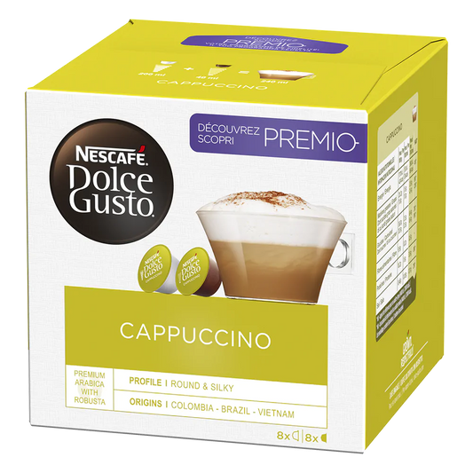 16 Capsules Cappuccino NESCAFE DOLCE GUSTO