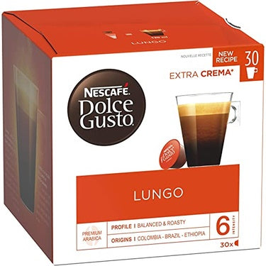 16 Capsules Lungo Nescafé Dolce Gusto