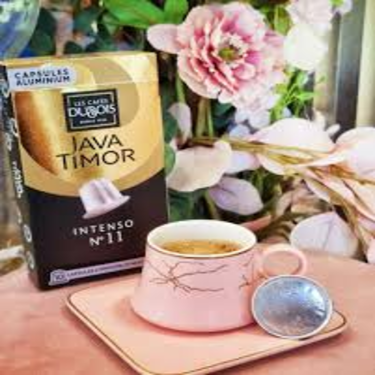 10 Capsules Aluminium Compatibles Nespresso Intenso  Java Timor Dubois N°11